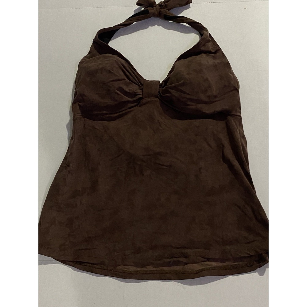 Magicsuit Women's Slimming Tankini Top Only Halter Neck Size 8 Padding